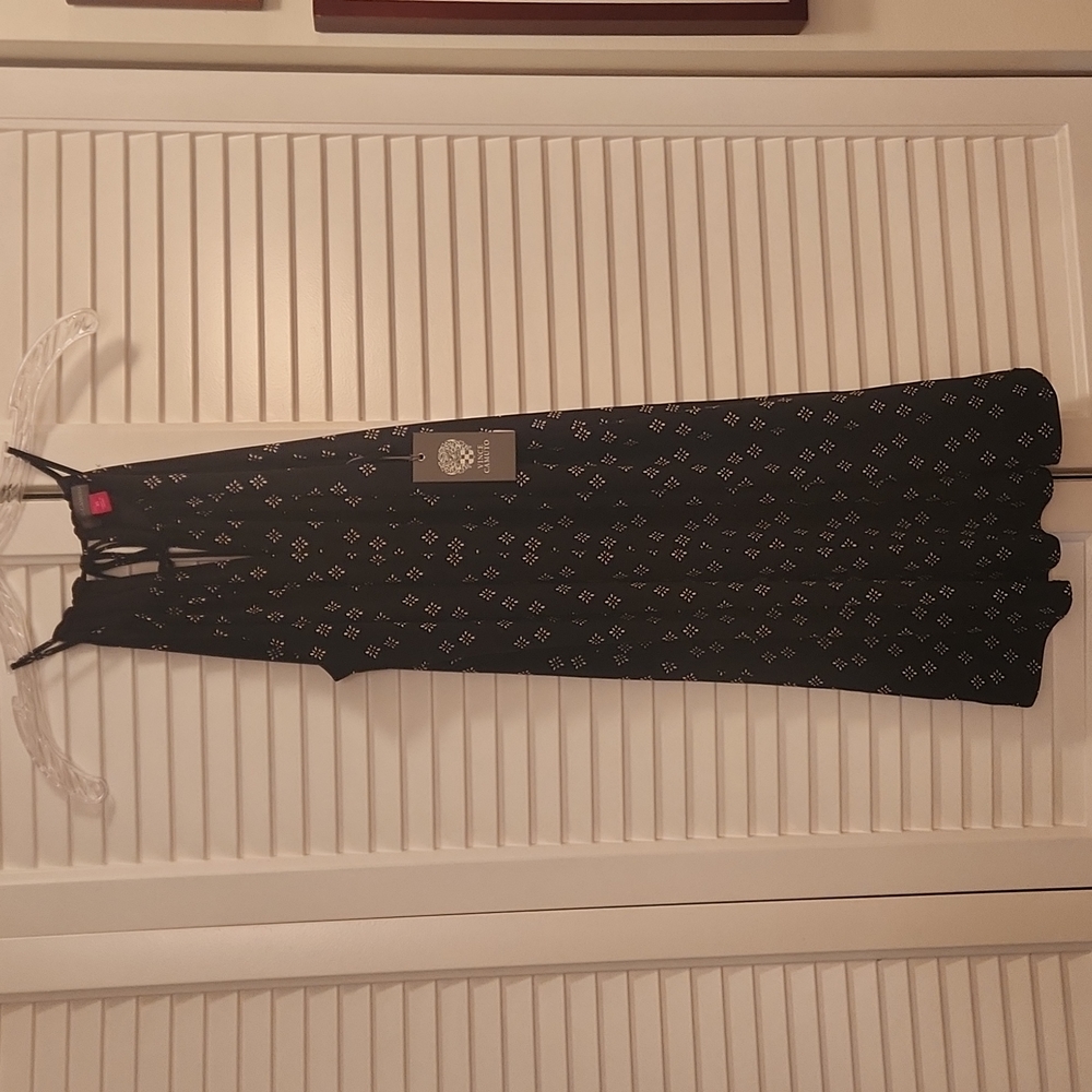 Vince Camuto black and white dress